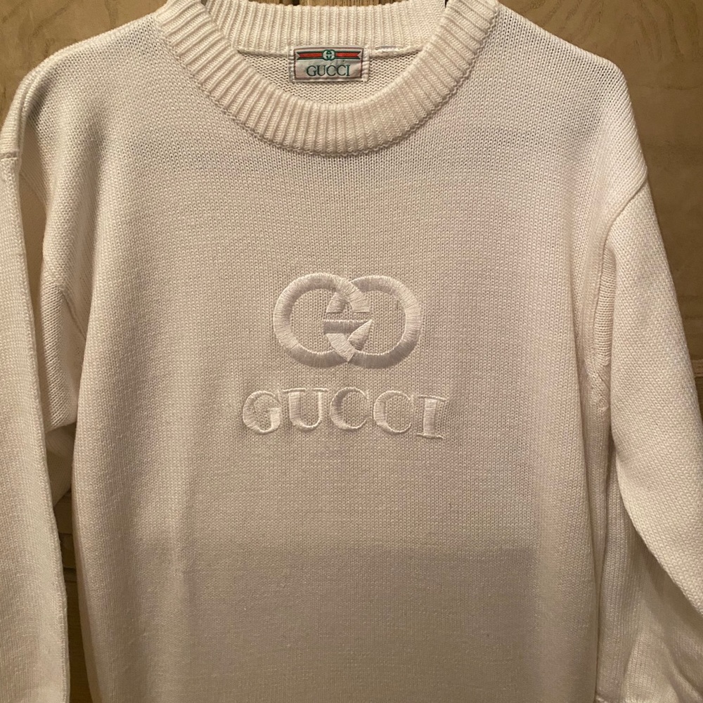 White Gucci sweater size L